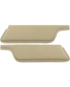 1967-1968 Mustang Coupe or Fastback Sun Visors, Parchment