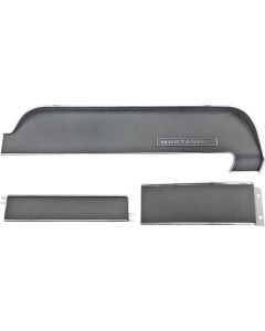 1967-1968 Mustang Standard Interior Dash Trim Panel Set for Cars without A/C
