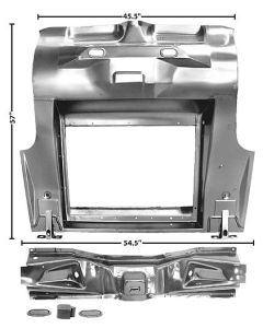 1967-1968 Mustang Coupe or Fastback Complete Trunk Floor