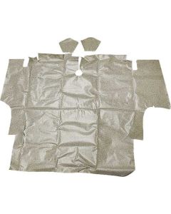 1967-1968 Mustang Coupe or Convertible Vinyl and Fleece Trunk Mat with Speckled #18 Pattern