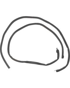 1967-1968 Mustang Coupe Roof Rail Seals, Pair