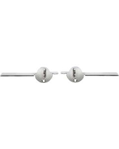 1967 Mustang Chrome Fog Light Bars