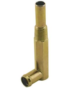 Heater Hose Elbow - Gold Zinc - 390 & 428 V8