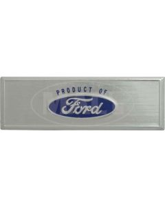 Door Scuff Plate Emblem - Product Of Ford In Blue - Ford