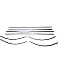 68-9 Belt W/ Chrome Strip Kit 8pc  Fastback