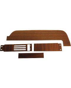 1968 Mustang Woodgrain Dash Trim Insert Set for Cars without A/C