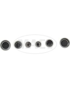 1968 Mustang Horn Panel Button Kit, 6 Pieces