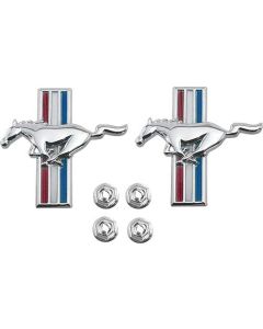 1969-1970 Mustang Deluxe Interior Door Panel Emblems