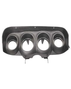 1969 Mustang Instrument Cluster Bezel with Black Camera Case Finish