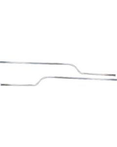 1969-1970 Mustang Deluxe Interior Lower Door Panel Moldings, Pair