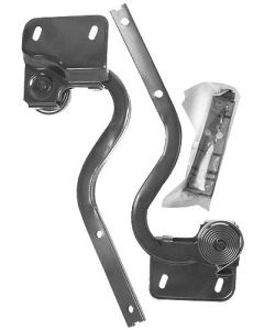 1969-1970 Mustang Fastback Trunk Lid Hinge Assemblies with Springs, Pair