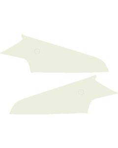 1969-1970 Mustang Fastback Sail Panels, White Textured Panel Board