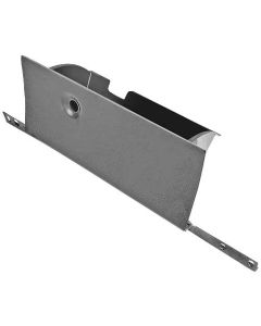 1969-1970 Mustang Glove Box Door with Liner and Hinge, Black Finish