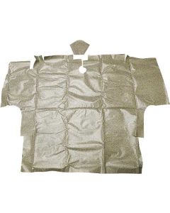 1969-1970 Mustang Coupe or Convertible Vinyl and Fleece Trunk Mat, Speckled #18 Pattern