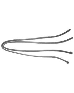 1969-1970 Mustang Coupe Roof Rail Seals, Pair