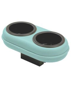 1968-1969 Mustang Plug and Chug Ash Tray Drink Holder, Turquoise