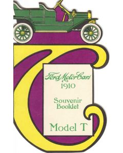 Ford Motor Cars 1910 Model T - 13 Pages - 10 Illustrations