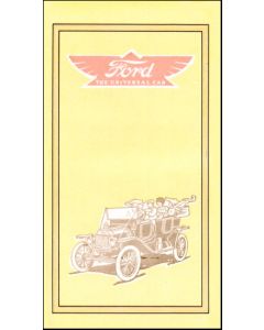Ford The Universal Car 1912 Model T - 18 Pages - 59 Illustrations