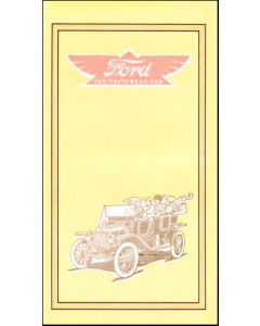 Ford The Universal Car 1912 Model T - 18 Pages - 59 Illustrations
