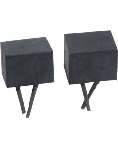 1960-1964 Ford And Mercury Tailgate Bumpers, Black Rubber