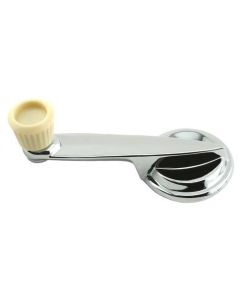 Window Crank Handle,Chrome/Whi