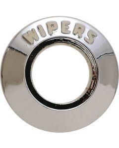 1960 Ford Thunderbird Wiper Switch Bezel, Chrome With Clear Letters