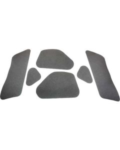 1958-1960 Ford Thunderbird Hood Insulation Pad Set, Die-Cut, 6 Pieces