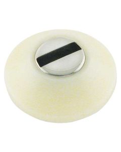 1959-1960 Ford Thunderbird Glove Box Lock Bezel, White Plastic