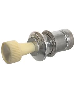 1960 Ford Thunderbird Cigar Lighter Knob & Element, Chrome With Clear Letters