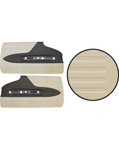1960 Ford Thunderbird Door Trim Panels, Dark Beige #21 & Light Beige #22, Trim Code 54