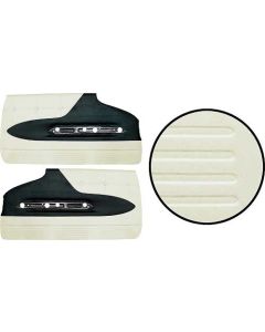 1960 Ford Thunderbird Door Trim Panels, Black #12 & White #13, Trim Code 56