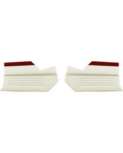 1960 Ford Thunderbird Interior Kick Panels, Red And White, Coupe