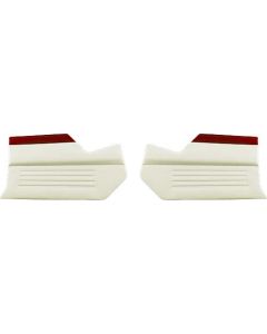 1960 Ford Thunderbird Interior Kick Panels, Red And White, Coupe