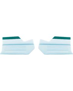1960 Ford Thunderbird Interior Kick Panels, 2 Tone Turquoise, Coupe