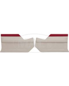 1960 Ford Thunderbird Interior Kick Panels, Red And White, Convertible
