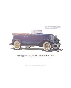 Print - 1932 Ford Deluxe Phaeton (B35) - Unframed