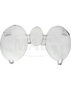 1971-1973 Mustang Instrument Bezel Lens Kit for Cars without Tachometer