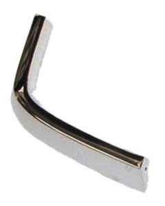1971-1972 Mustang Chrome Front Fender Moulding, Right
