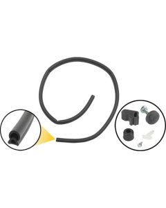 1971-1973 Mustang Hood Seal and Bumper Set, 9 Pieces