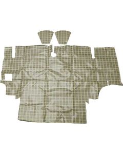 Trunk Mat/ Plaid/ 71-73 Mustang Fastback