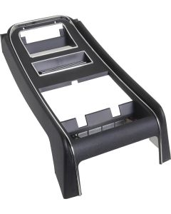 1971-1973 Mustang Standard Interior Dash Center Trim Panel without Gauge Openings, Black