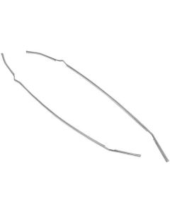 1971-1973 Mustang Stainless Steel Door Edge Guards, Pair