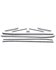 Belt Weatherstrip Kit/ 8pcs/ 71-73 Mustang Coupe