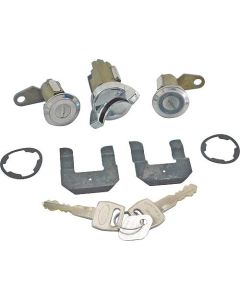 Door Lock and Ignition Cylinder Set - Includes Keys - From 5-14-1973
