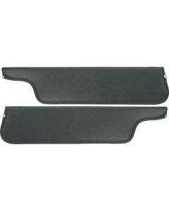 1973-79 Ford Pickup Sun Visors, New Style, Black Corinthian Grain Vinyl