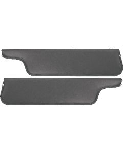 1973-79 Ford Pickup Sun Visors, New Style, Charcoal Corinthian Grain Vinyl