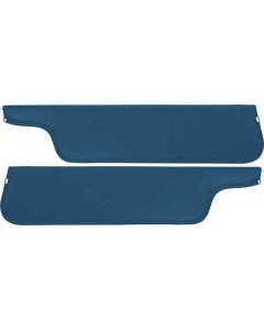 1973-79 Ford Pickup Sun Visors, New Style, Dark Blue Corinthian Grain Vinyl