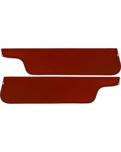 1973-79 Ford Pickup Sun Visors, New Style, Maroon Corinthian Grain Vinyl