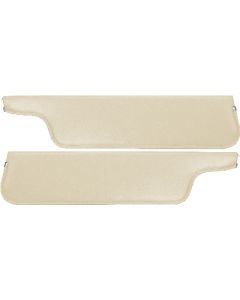 1973-79 Ford Pickup Sun Visors, New Style, Off-White Corinthian Grain Vinyl