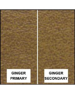 Ford Pickup Truck Bench Seat Cover Set - Ford F250 XLT Ranger - Ginger Corinthian Grain Vinyl With Ginger Corinthian Grain Vinyl Inserts